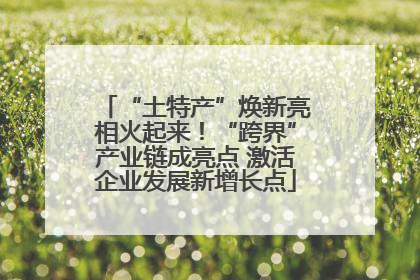 “土特产”焕新亮相火起来！“跨界”产业链成亮点 激活企业发展新增长点