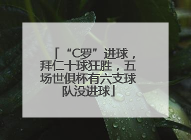 “C罗”进球，拜仁十球狂胜，五场世俱杯有六支球队没进球