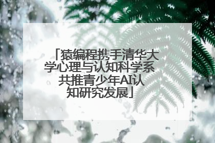 猿编程携手清华大学心理与认知科学系 共推青少年AI认知研究发展