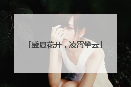 盛夏花开，凌霄攀云