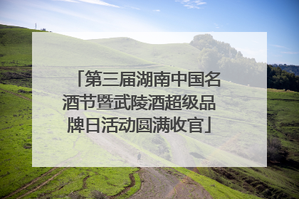第三届湖南中国名酒节暨武陵酒超级品牌日活动圆满收官