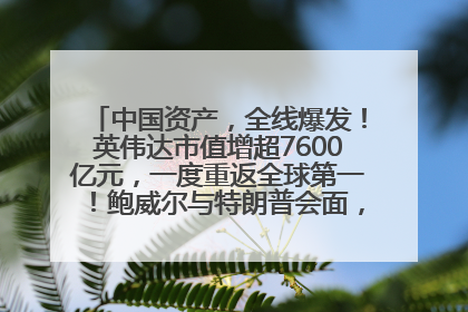 中国资产，全线爆发！英伟达市值增超7600亿元，一度重返全球第一！鲍威尔与特朗普会面，他们聊了什么？