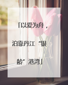 以爱为舟，泊靠丹江“银龄”港湾