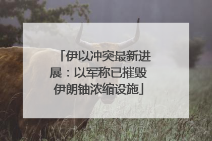 伊以冲突最新进展：以军称已摧毁伊朗铀浓缩设施