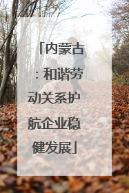 内蒙古：和谐劳动关系护航企业稳健发展