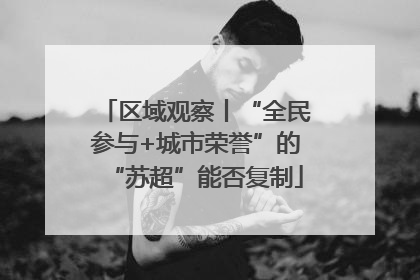 区域观察丨“全民参与+城市荣誉”的“苏超”能否复制