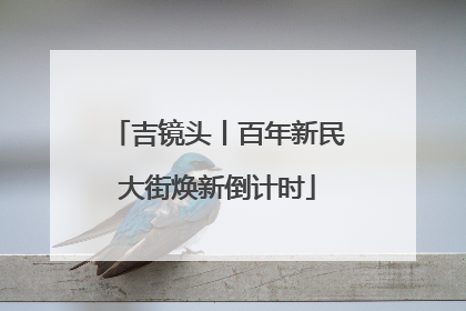 吉镜头丨百年新民大街焕新倒计时