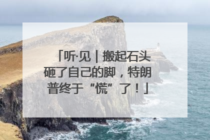 听·见｜搬起石头砸了自己的脚，特朗普终于“慌”了！