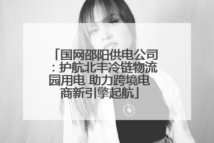 国网邵阳供电公司：护航北丰冷链物流园用电 助力跨境电商新引擎起航