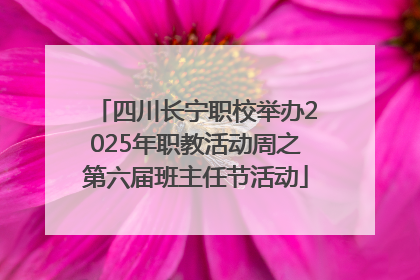 四川长宁职校举办2025年职教活动周之第六届班主任节活动