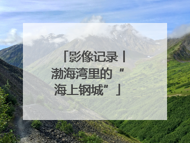 影像记录丨渤海湾里的“海上钢城”