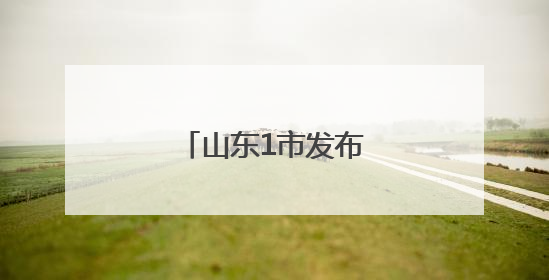 山东1市发布最新人事任免