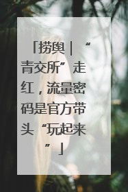 捞舆｜“青交所”走红，流量密码是官方带头“玩起来”