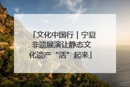 文化中国行｜宁夏 非遗展演让静态文化遗产“活”起来
