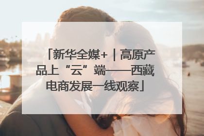 新华全媒+｜高原产品上“云”端——西藏电商发展一线观察