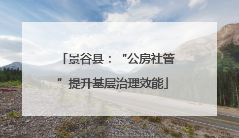 景谷县：“公房社管”提升基层治理效能
