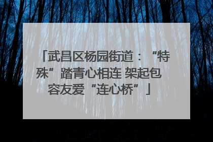 武昌区杨园街道：“特殊”踏青心相连 架起包容友爱“连心桥”