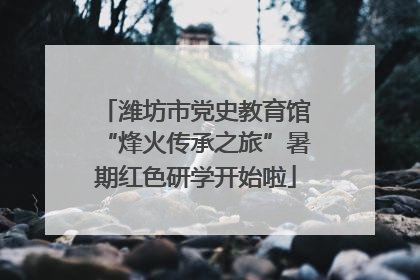 潍坊市党史教育馆“烽火传承之旅”暑期红色研学开始啦