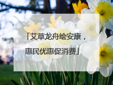 艾草龙舟绘安康，惠民优惠促消费