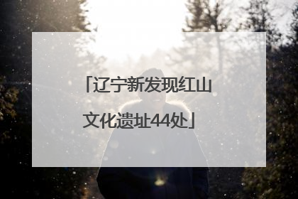 辽宁新发现红山文化遗址44处