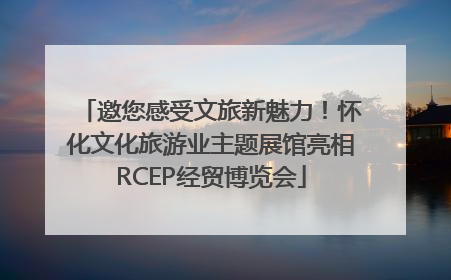 邀您感受文旅新魅力！怀化文化旅游业主题展馆亮相RCEP经贸博览会