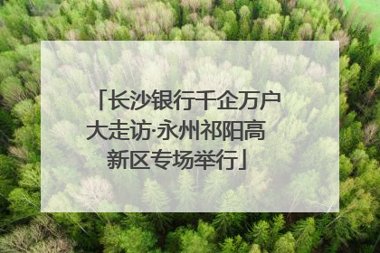 长沙银行千企万户大走访·永州祁阳高新区专场举行