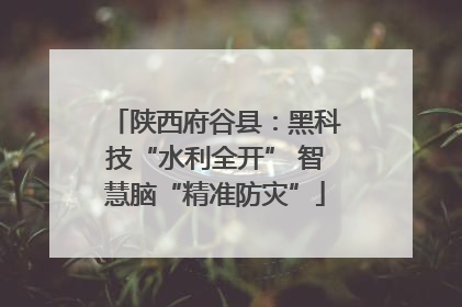 陕西府谷县：黑科技“水利全开” 智慧脑“精准防灾”