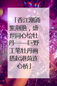 香江潮涌紫荆艳，盛世同心绘牡丹——巨野工笔牡丹画搭起港菏连心桥