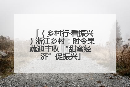 （乡村行·看振兴）浙江乡村：时令果蔬迎丰收 “甜蜜经济”促振兴