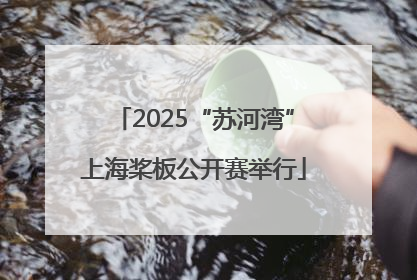 2025“苏河湾”上海桨板公开赛举行