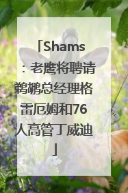Shams：老鹰将聘请鹈鹕总经理格雷厄姆和76人高管丁威迪